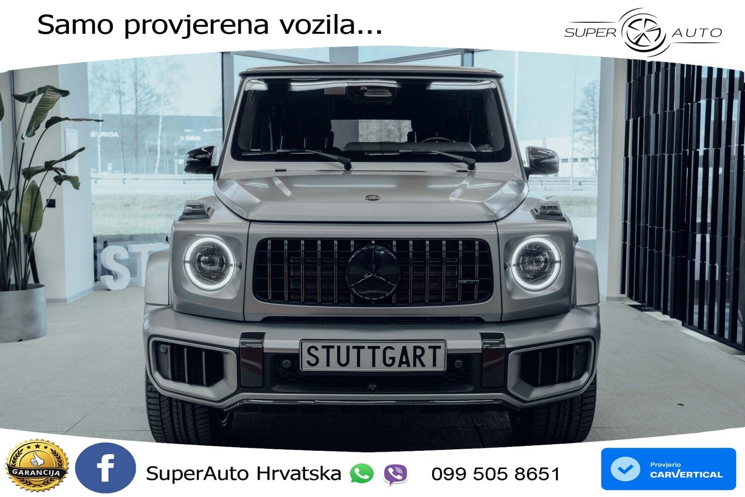 Mercedes AMG G 63 Long V8 (585 KS) 4MATIC 9G-TRONIC AMG SPEEDSHIFT TCT LED+GR SJED+ACC