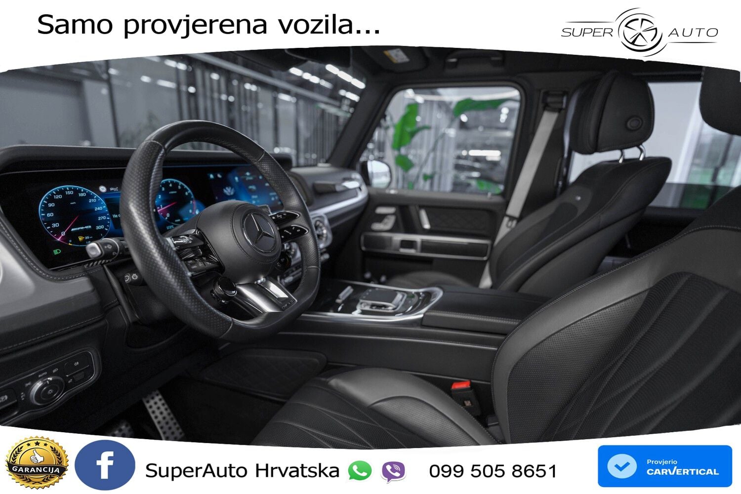 Mercedes AMG G 63 Long V8 (585 KS) 4MATIC 9G-TRONIC AMG SPEEDSHIFT TCT LED+GR SJED+ACC