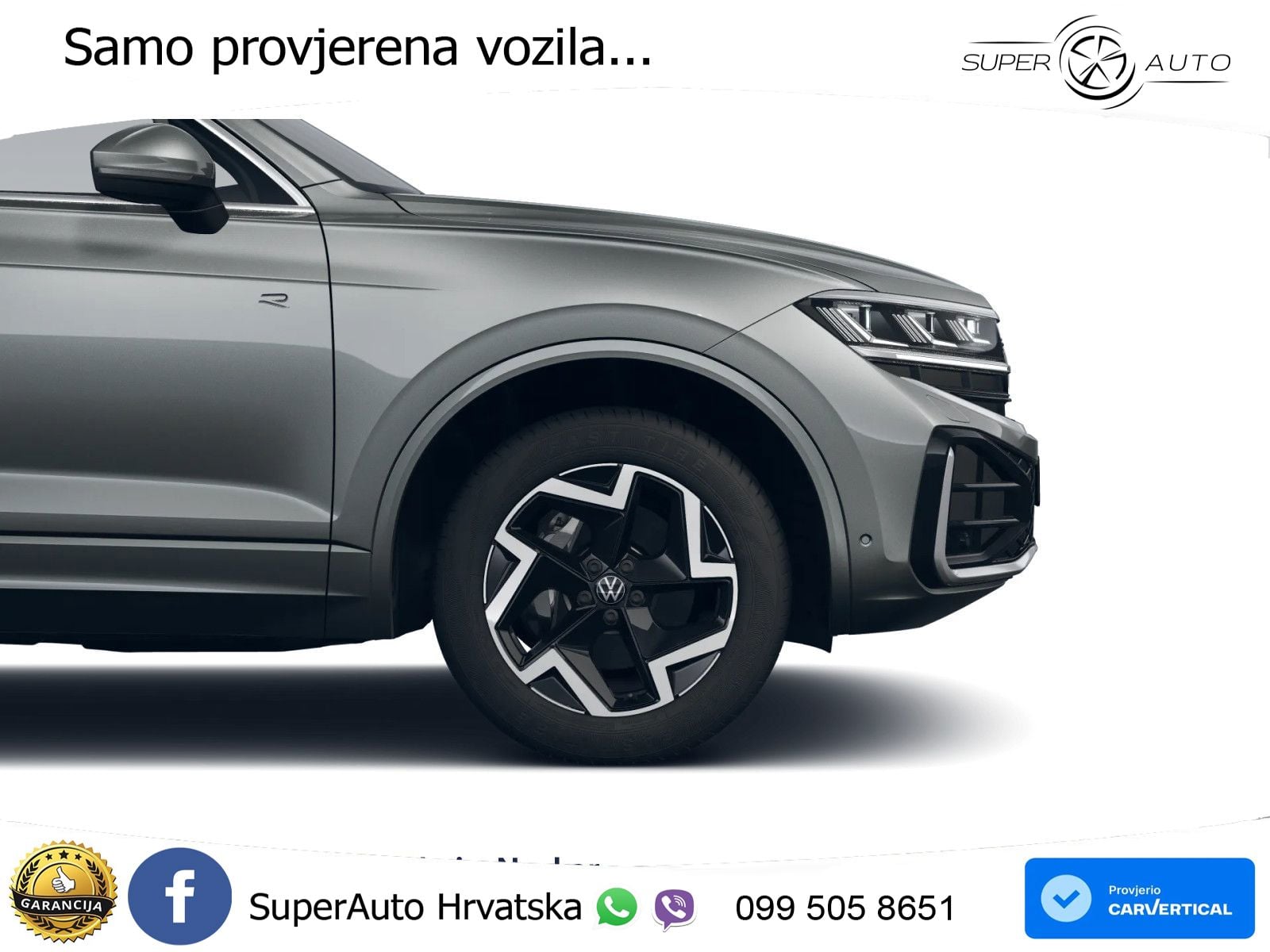 Volkswagen Touareg 3.0 V6 TDI (231 KS) 4MOTION Tiptronic R-Line ZRAČNI+ACC+4xGR SJED+KAM