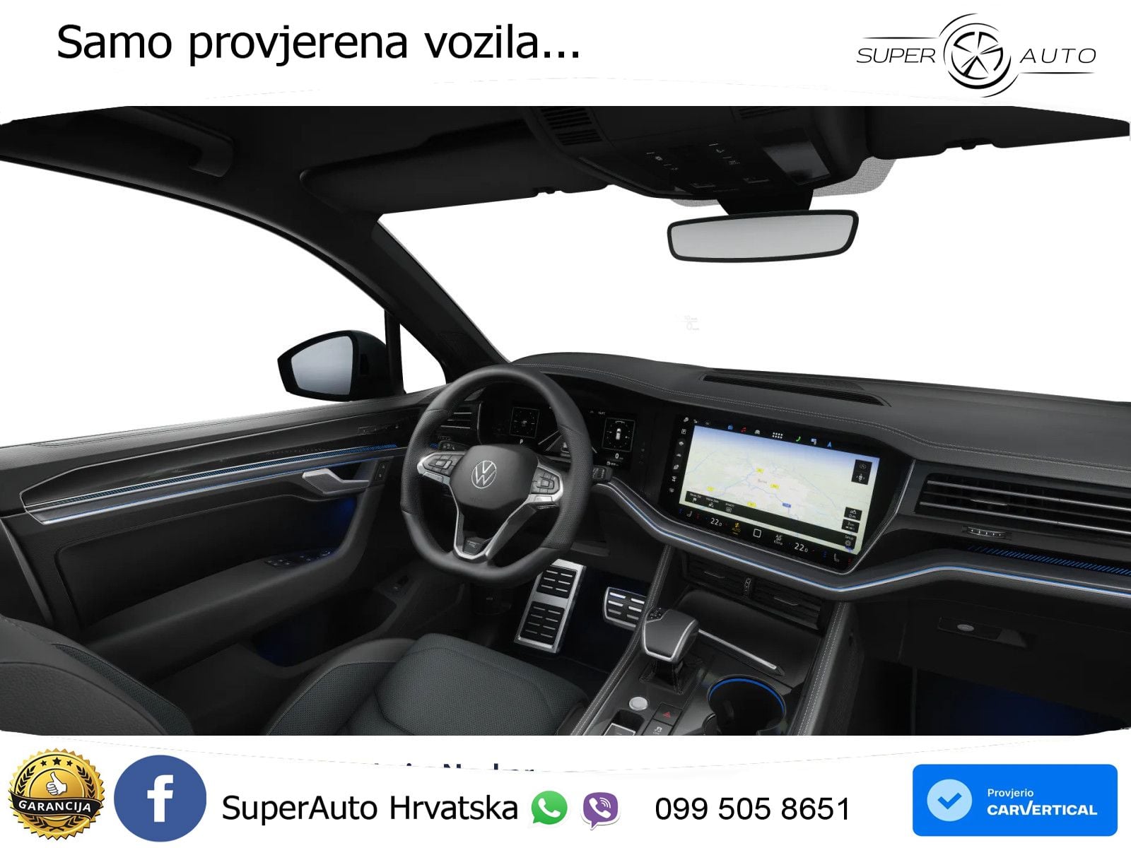 Volkswagen Touareg 3.0 V6 TDI (231 KS) 4MOTION Tiptronic R-Line ZRAČNI+ACC+4xGR SJED+KAM