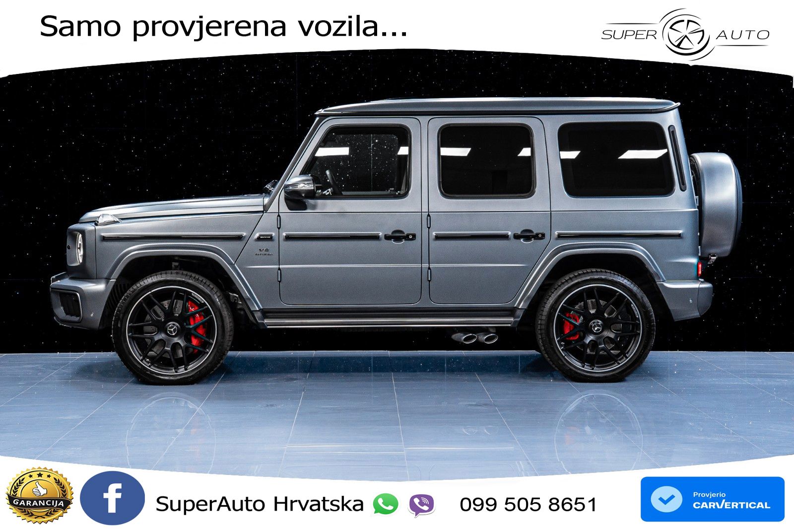 Mercedes AMG G 63 Long V8 (585 KS) 4MATIC 9G-TRONIC AMG SPEEDSHIFT TCT Superior LED+GR SJED+ACC