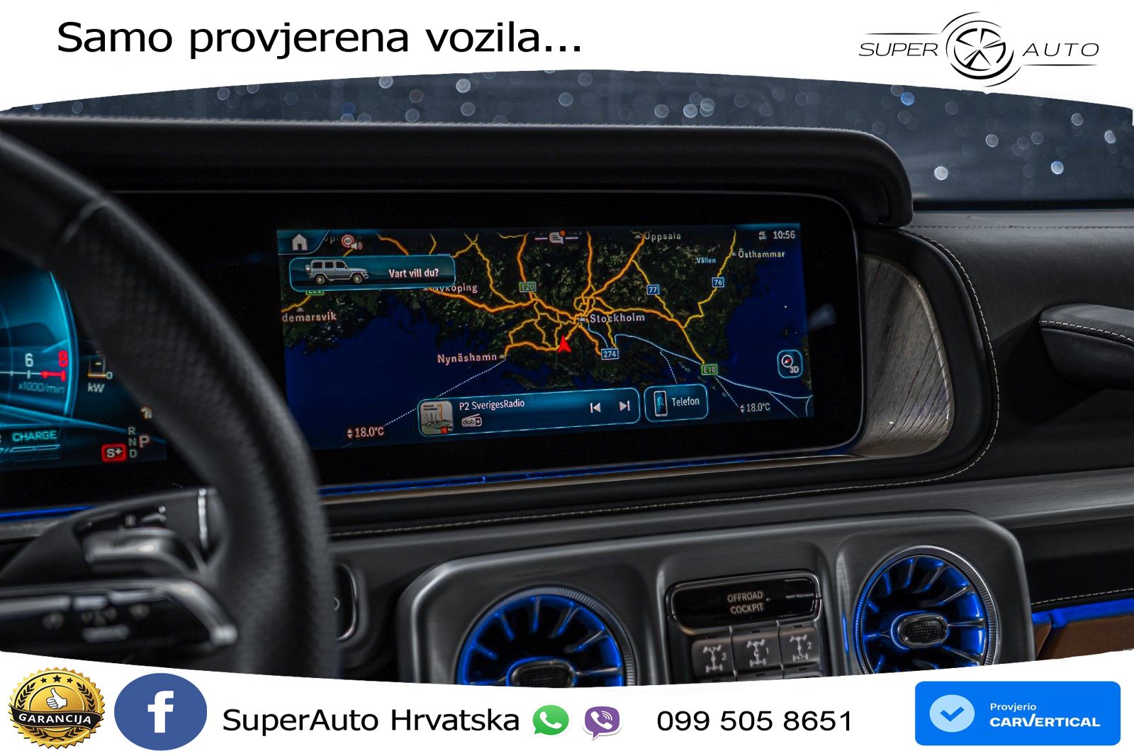 Mercedes AMG G 63 Long V8 (585 KS) 4MATIC 9G-TRONIC AMG SPEEDSHIFT TCT Superior LED+GR SJED+ACC