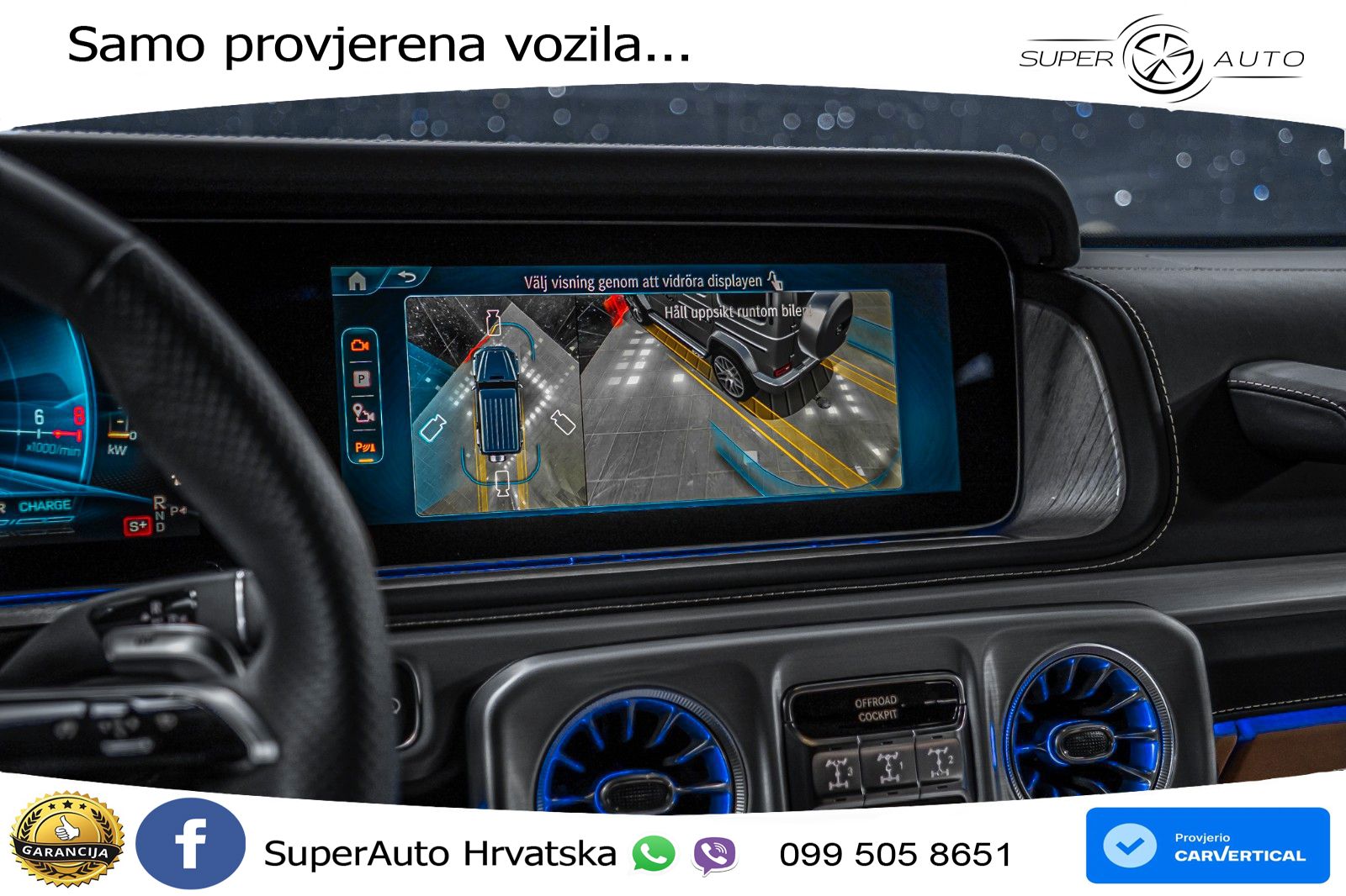 Mercedes AMG G 63 Long V8 (585 KS) 4MATIC 9G-TRONIC AMG SPEEDSHIFT TCT Superior LED+GR SJED+ACC