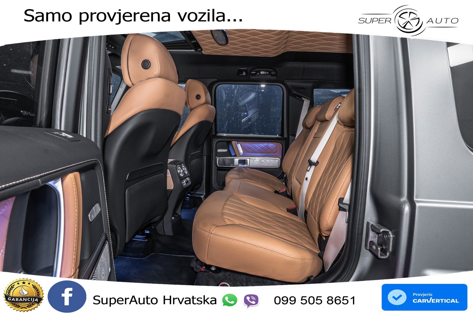 Mercedes AMG G 63 Long V8 (585 KS) 4MATIC 9G-TRONIC AMG SPEEDSHIFT TCT Superior LED+GR SJED+ACC