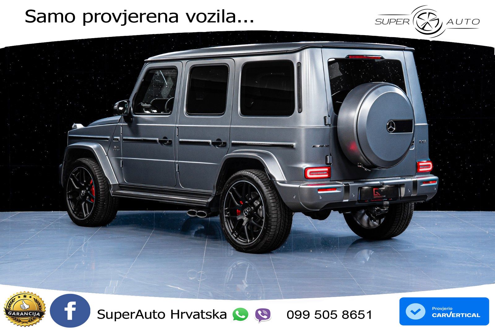 Mercedes AMG G 63 Long V8 (585 KS) 4MATIC 9G-TRONIC AMG SPEEDSHIFT TCT Superior LED+GR SJED+ACC