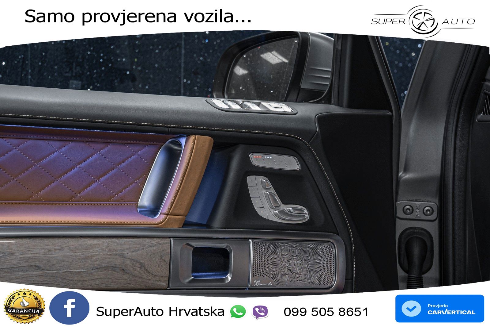Mercedes AMG G 63 Long V8 (585 KS) 4MATIC 9G-TRONIC AMG SPEEDSHIFT TCT Superior LED+GR SJED+ACC