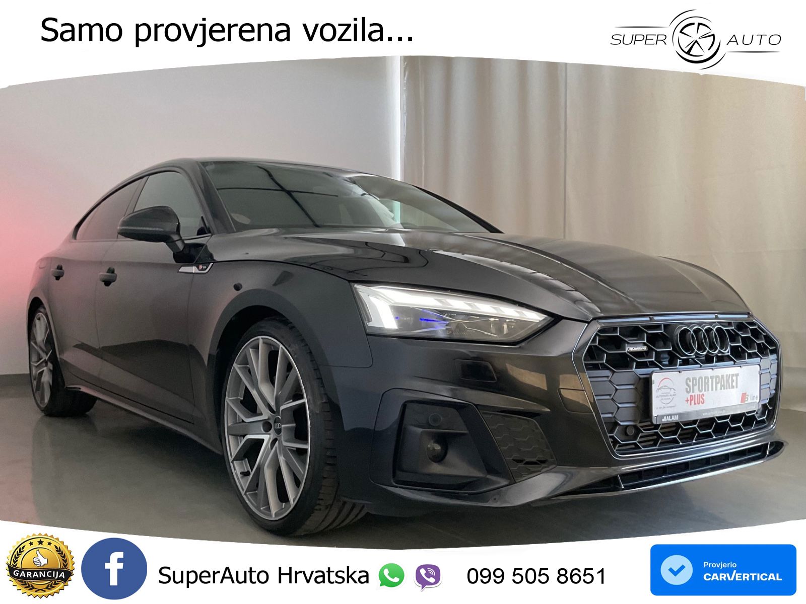 Audi A5 Sportback  40 TFSI (204 KS) quattro S tronic S line