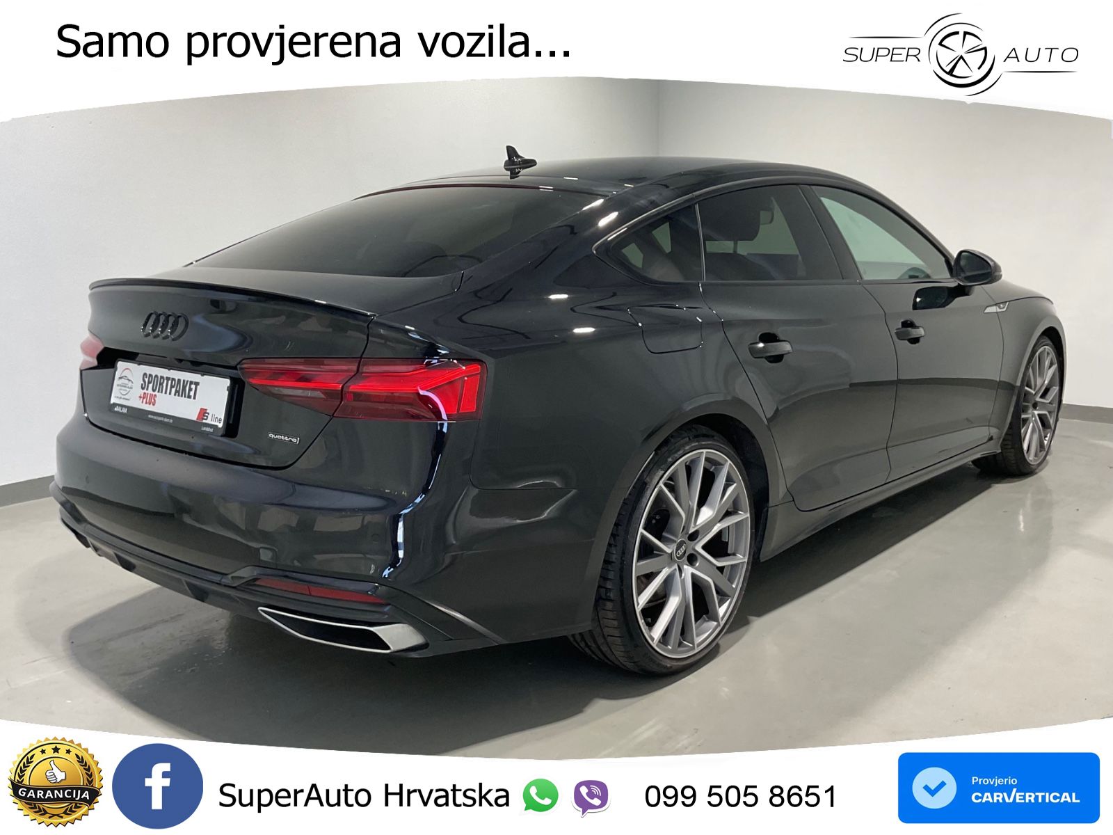Audi A5 Sportback  40 TFSI (204 KS) quattro S tronic S line