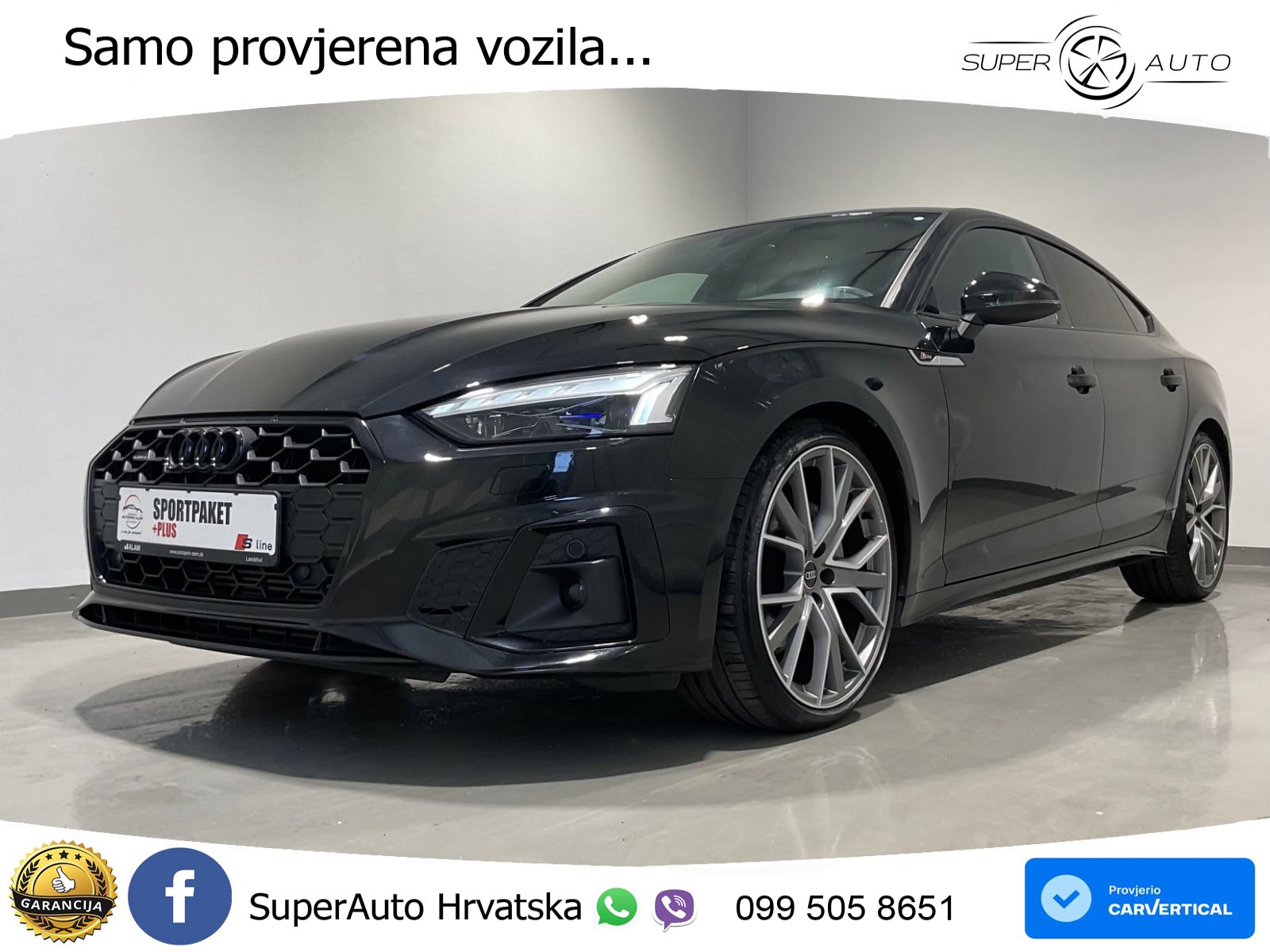 Audi A5 Sportback  40 TFSI (204 KS) quattro S tronic S line