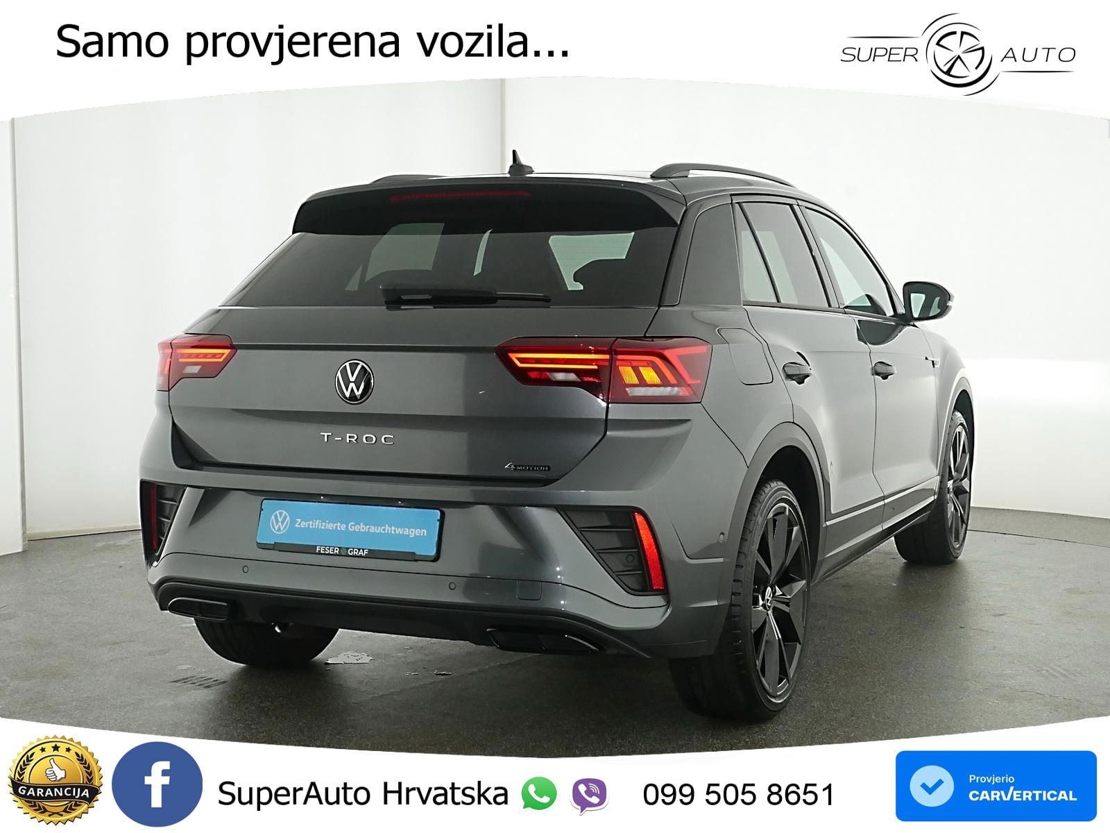 Volkswagen T-Roc I 2.0 TSI (190 KS) 4M DSG LED+GR SJED+ACC