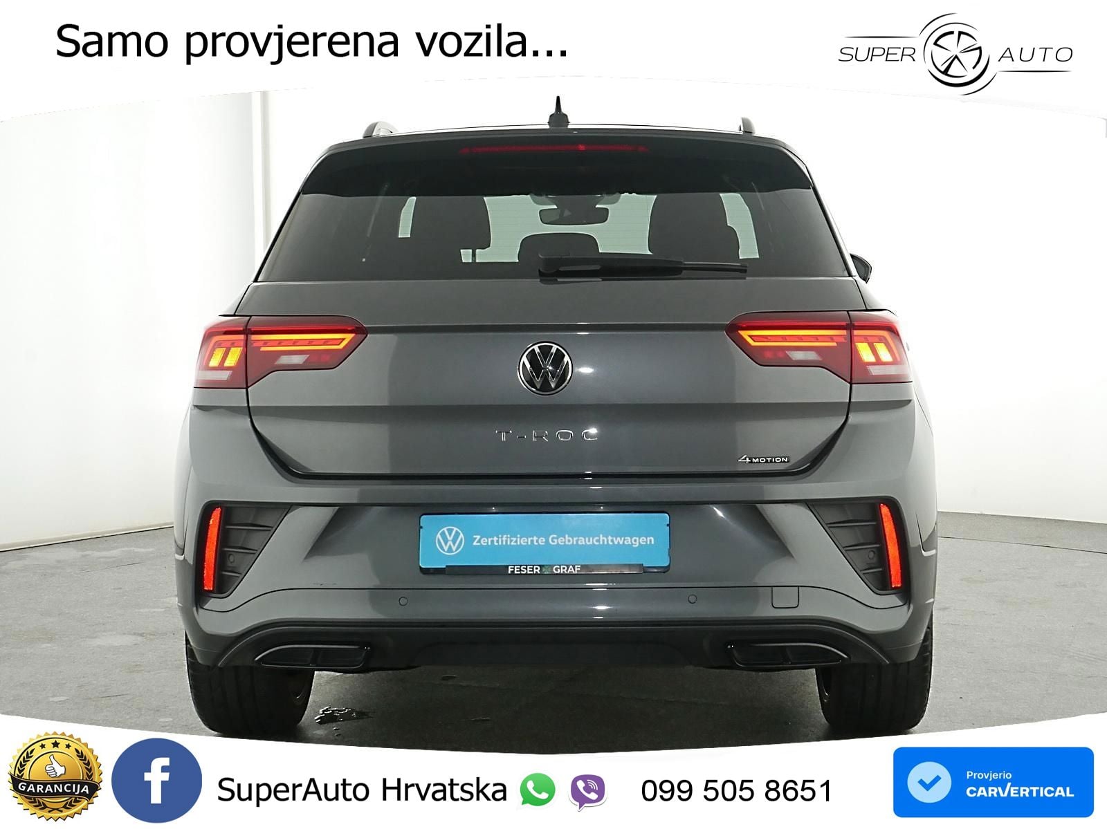 Volkswagen T-Roc I 2.0 TSI (190 KS) 4M DSG LED+GR SJED+ACC