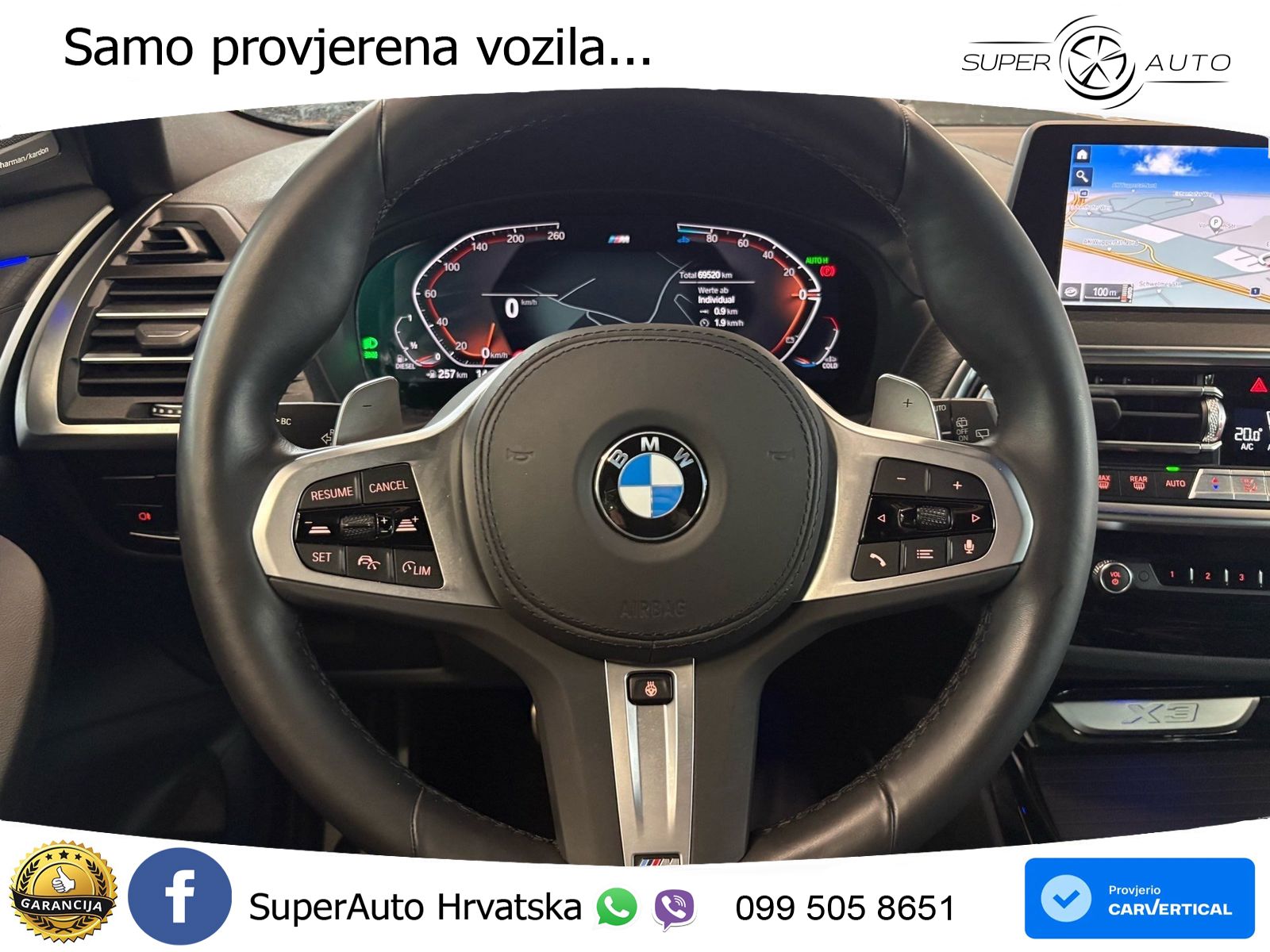 BMW X3 20d xDrive Steptronic M Sport LED+GR SJED+ACC