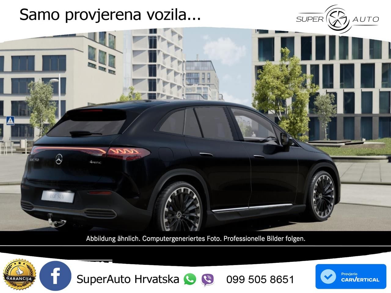 Mercedes EQE SUV 350 100 kWh (292 KS) 4MATIC AMG ZRAČNI+ACC+GR SJED+360+PANO