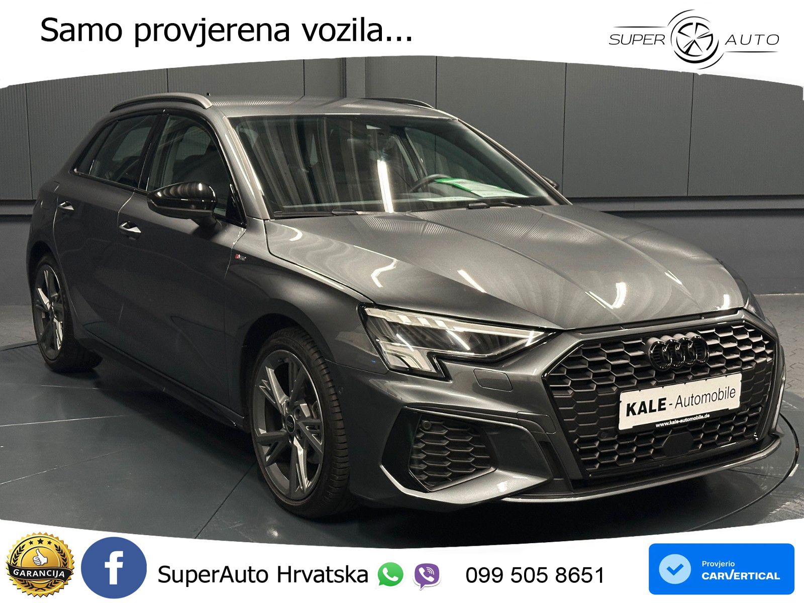 Audi A3 35 TDI (150 KS) S tronic S line LED+GR SJED+ACC