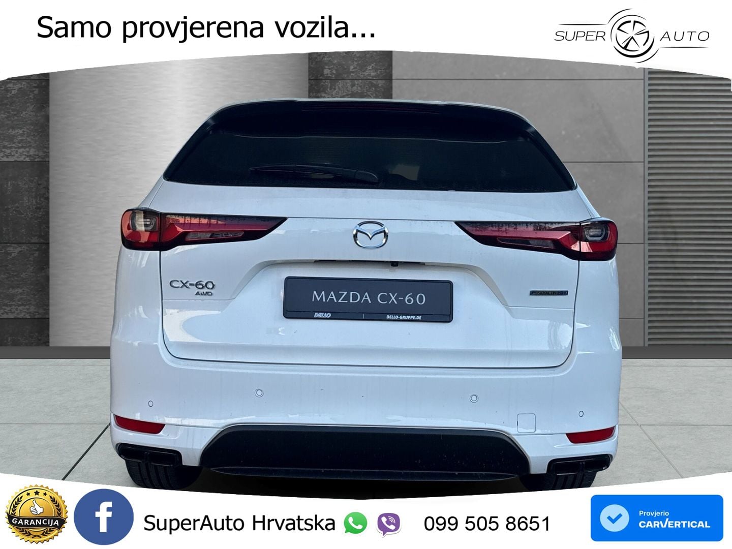 Mazda CX-60 2.5 e-Skyactiv (328 KS) AWD Automatic MATRIX+GR SJED+KAM