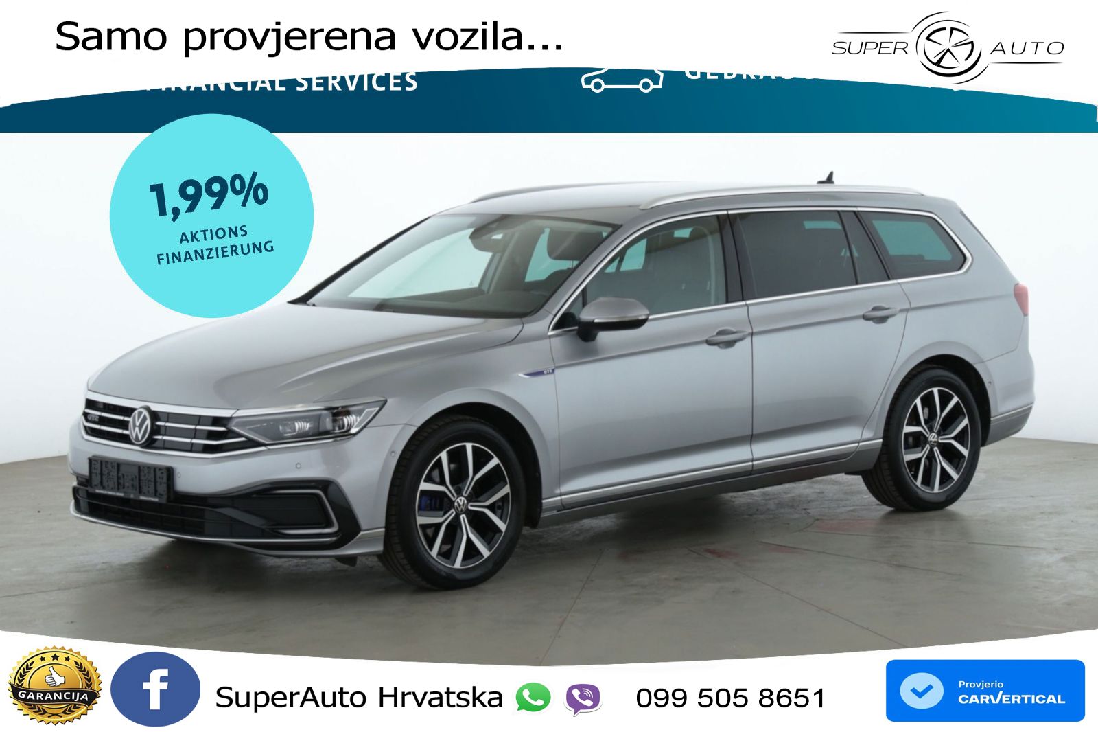 Volkswagen Passat Variant GTE 1.4 TSI (218 KS) DSG LED+GR SJED+ACC