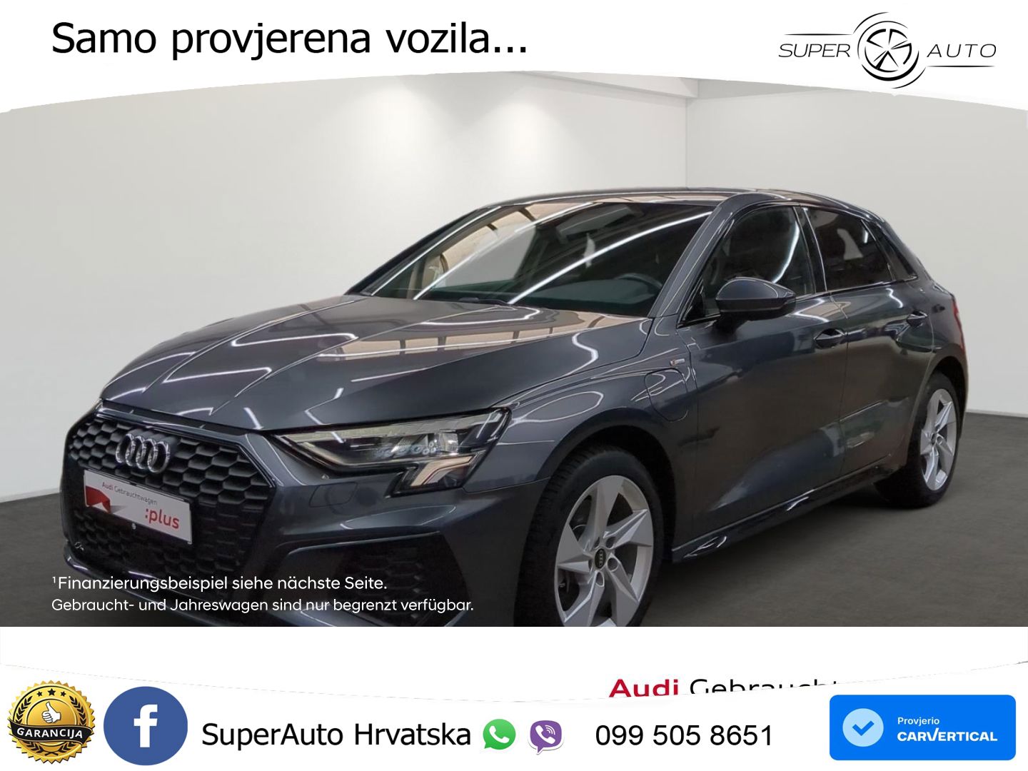 Audi A3 40 TFSIe (204 KS) S tronic S line