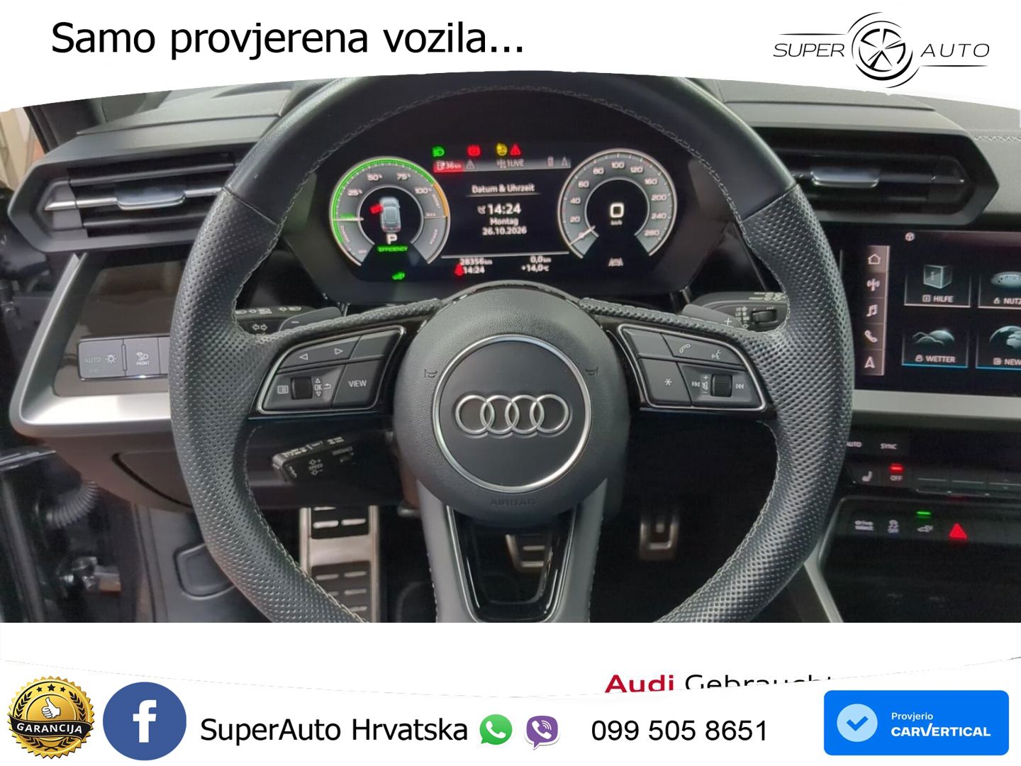 Audi A3 40 TFSIe (204 KS) S tronic S line