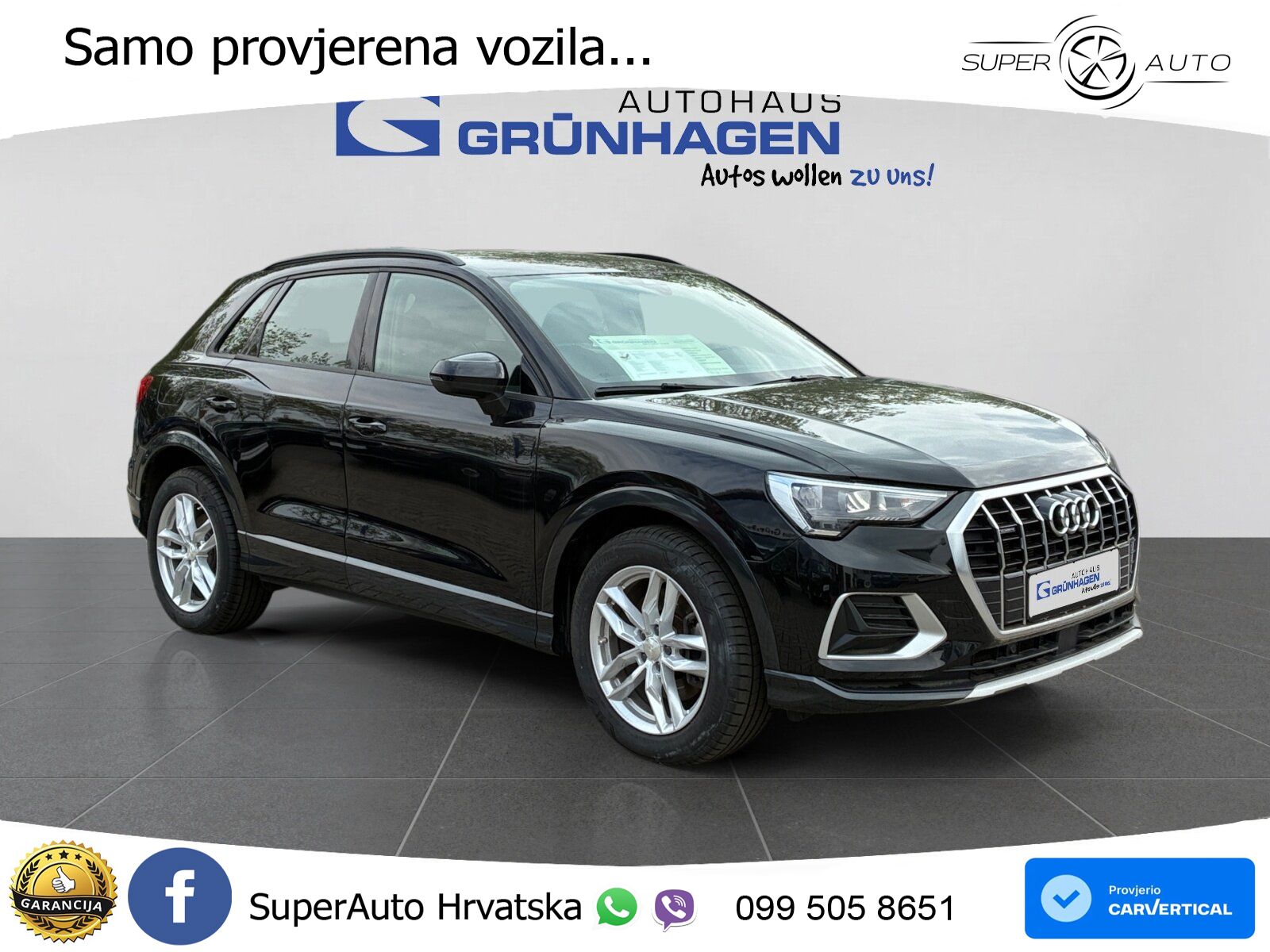 Audi Q3 40 TFSI (190 KS) quattro S tronic LED+GR SJED+ACC
