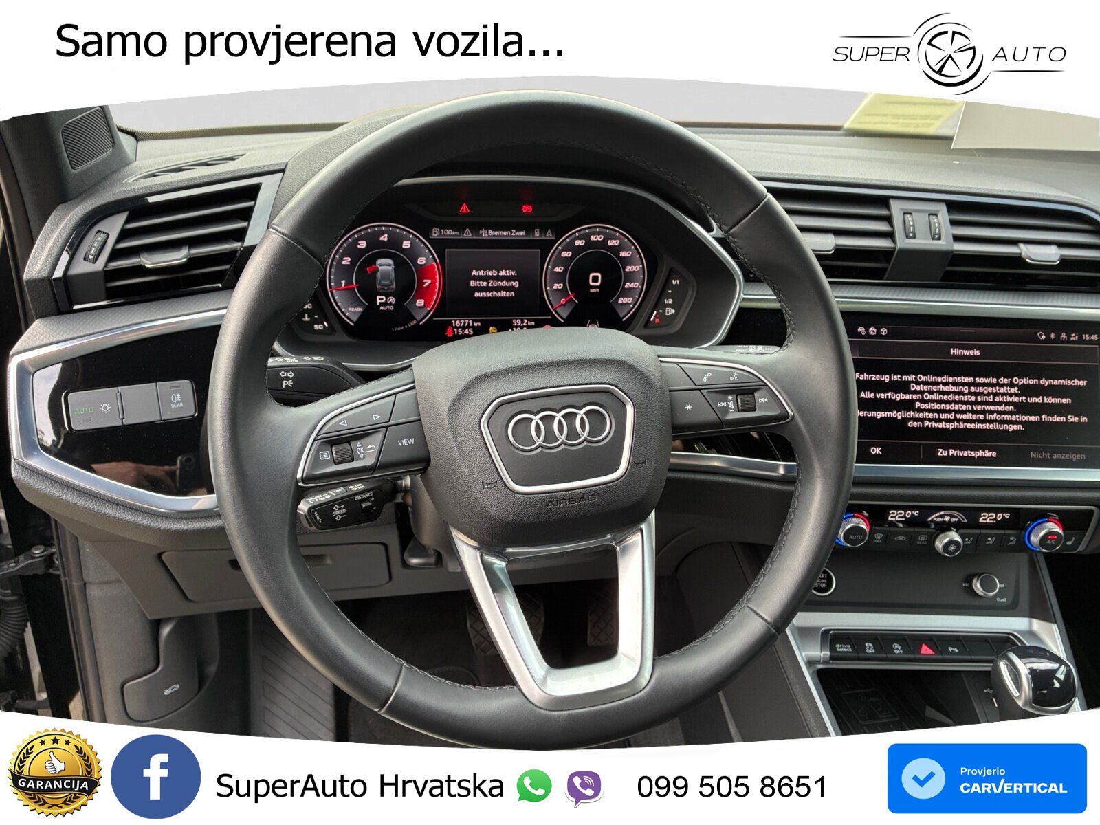 Audi Q3 40 TFSI (190 KS) quattro S tronic LED+GR SJED+ACC