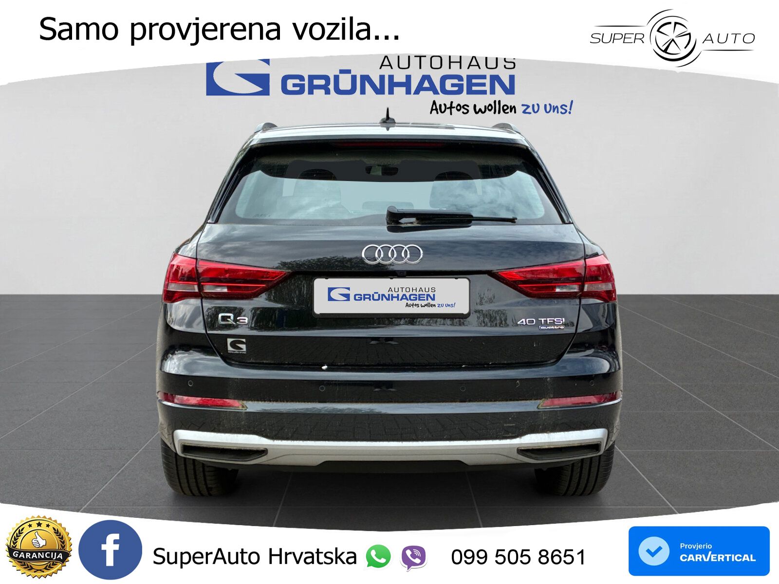Audi Q3 40 TFSI (190 KS) quattro S tronic LED+GR SJED+ACC