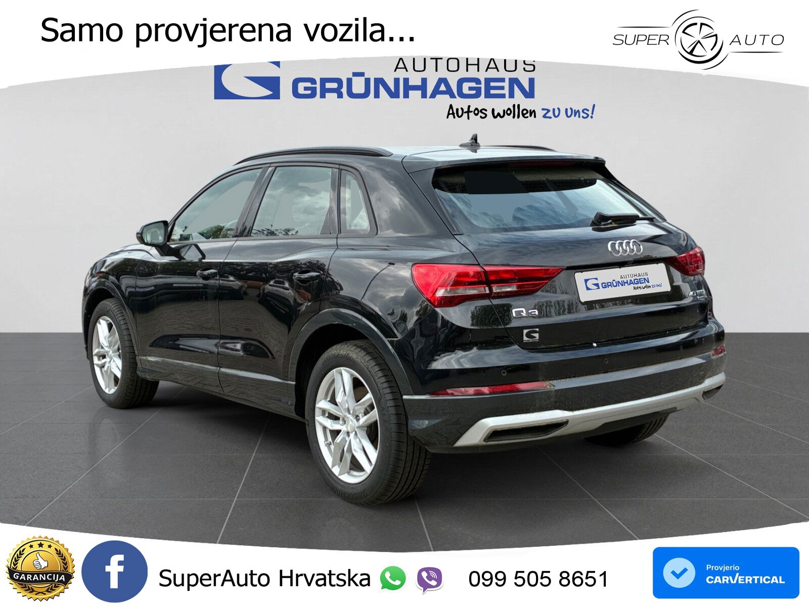 Audi Q3 40 TFSI (190 KS) quattro S tronic LED+GR SJED+ACC