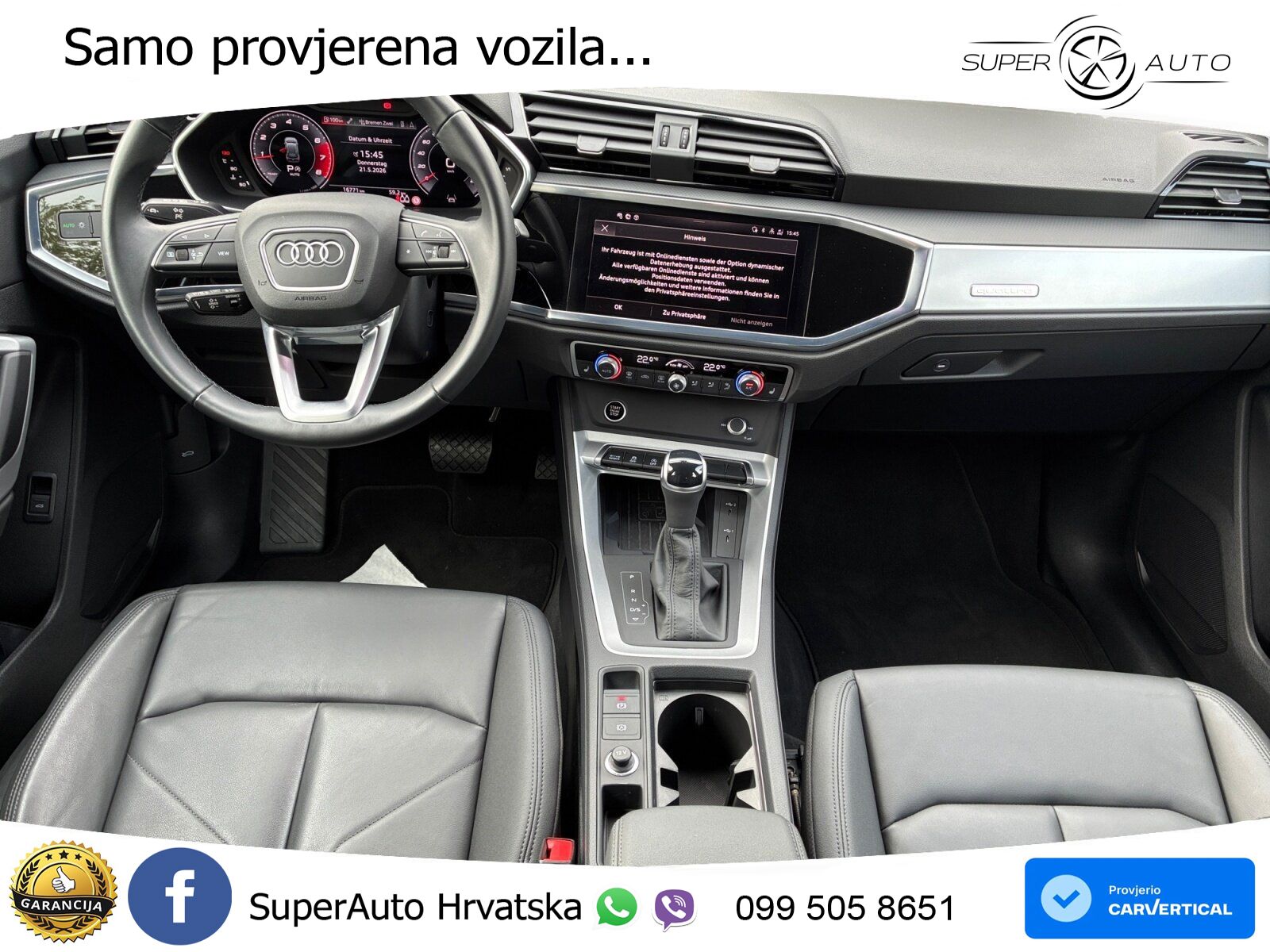Audi Q3 40 TFSI (190 KS) quattro S tronic LED+GR SJED+ACC