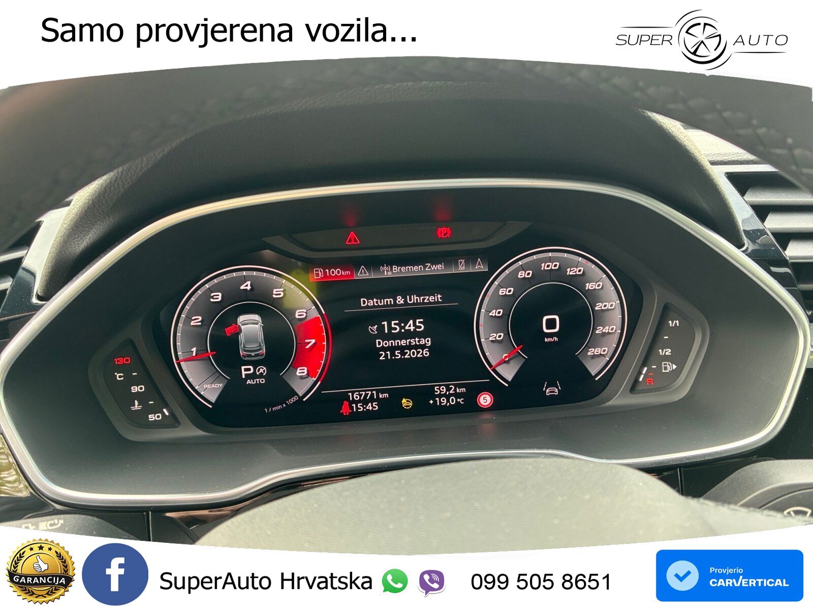 Audi Q3 40 TFSI (190 KS) quattro S tronic LED+GR SJED+ACC