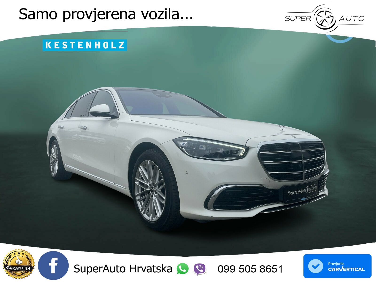 Mercedes S 580e (510 KS) 9G-TRONIC ACC+HEAD+4xGR SJED+360+PANO