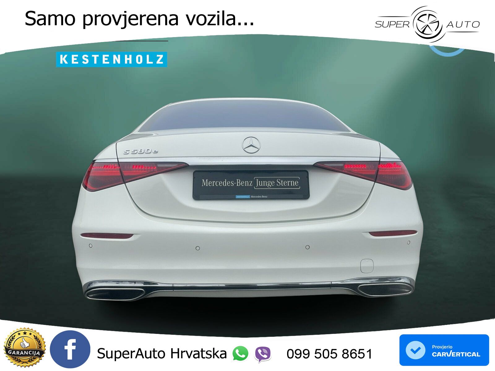 Mercedes S 580e (510 KS) 9G-TRONIC ACC+HEAD+4xGR SJED+360+PANO
