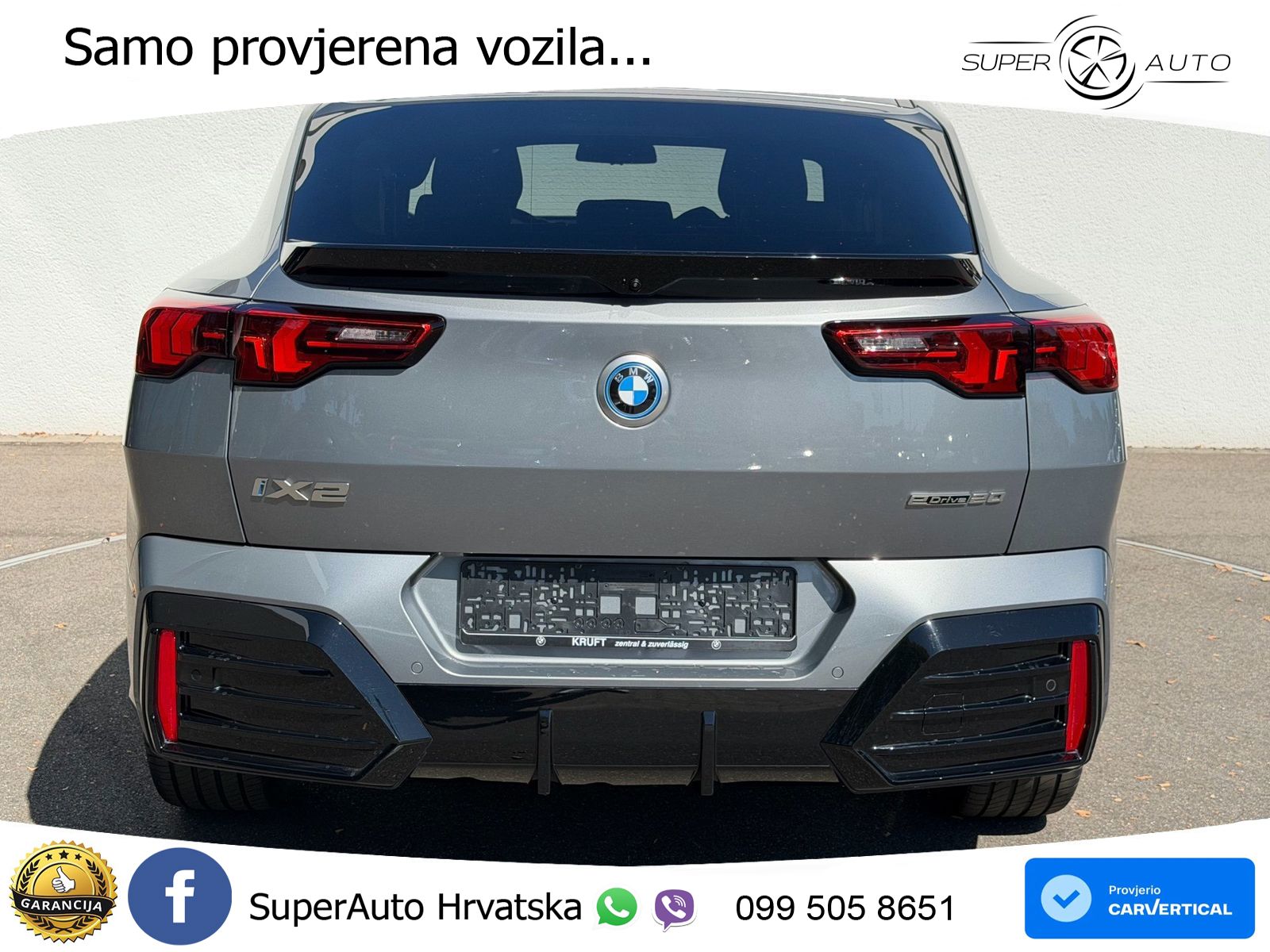 BMW iX2 66.5 kWh (204 KS) eDrive20