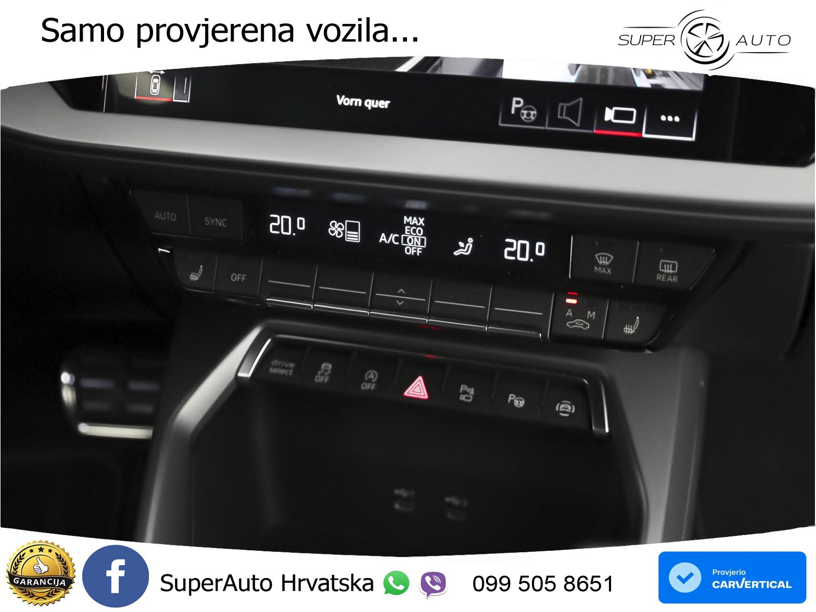 Audi A3 Sportback 40 TFSI (204 KS) quattro S tronic S line LED+GR SJED+ACC