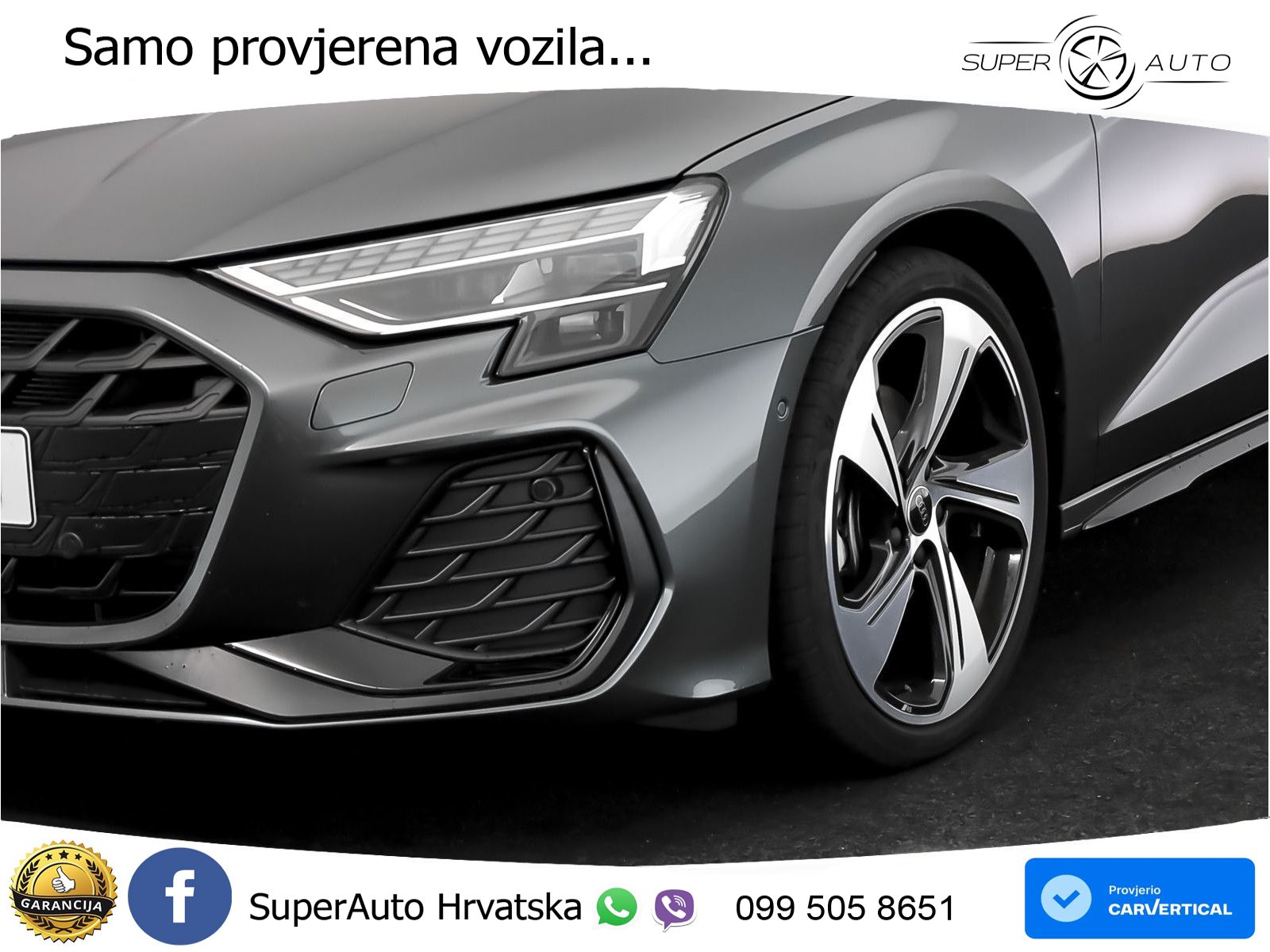 Audi A3 Sportback 40 TFSI (204 KS) quattro S tronic S line LED+GR SJED+ACC
