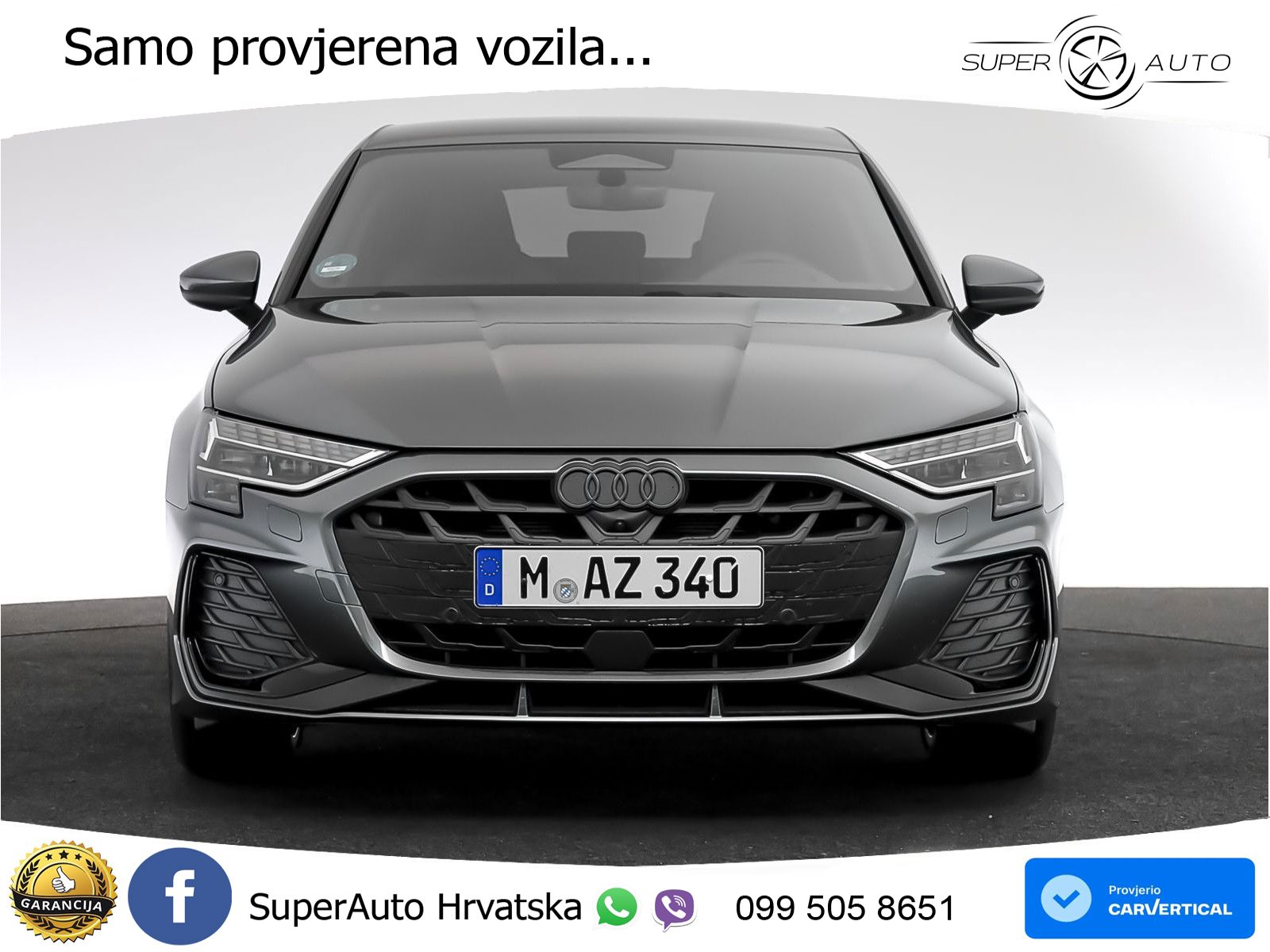 Audi A3 Sportback 40 TFSI (204 KS) quattro S tronic S line LED+GR SJED+ACC