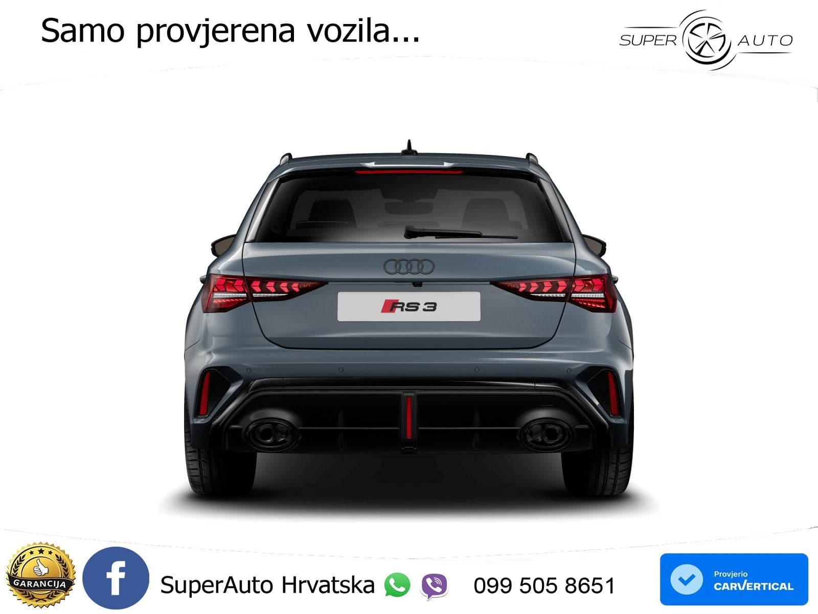 Audi RS3 Sedan 2.5 TFSI (400 KS) quattro S tronic MATRIX+GR SJED+KAM