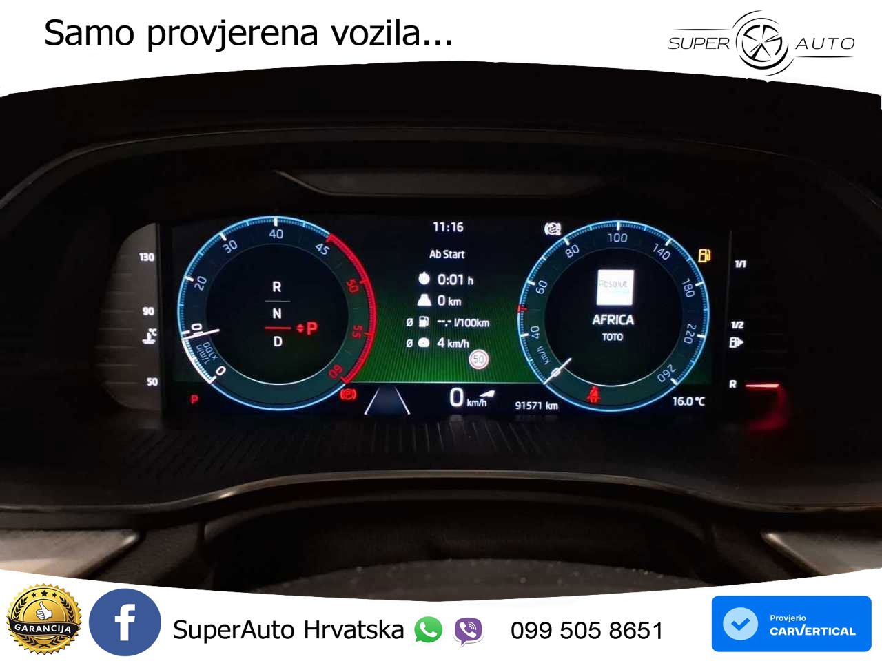 Škoda Octavia Combi 2.0 TDI (150 KS) DSG LED+ACC