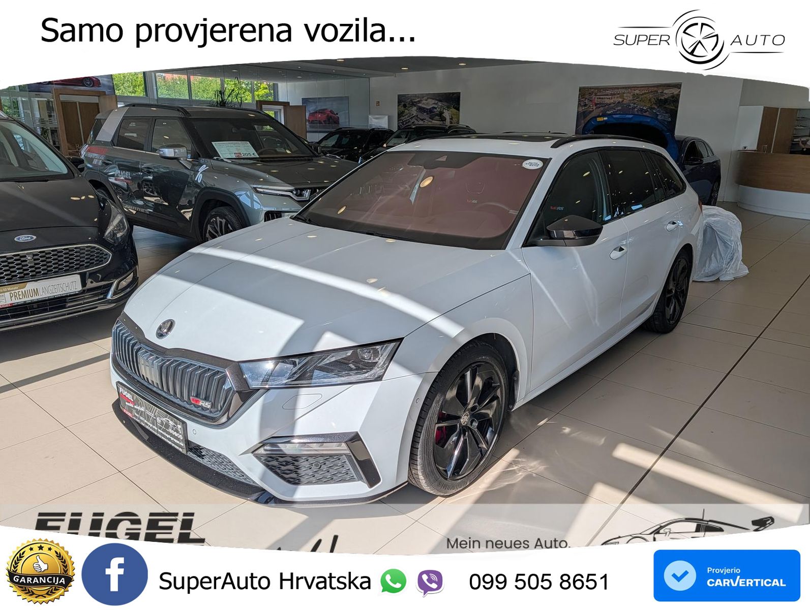 Škoda Octavia Combi RS 2.0 TDI (200 KS) DSG MATRIX+GR SJED+KAM