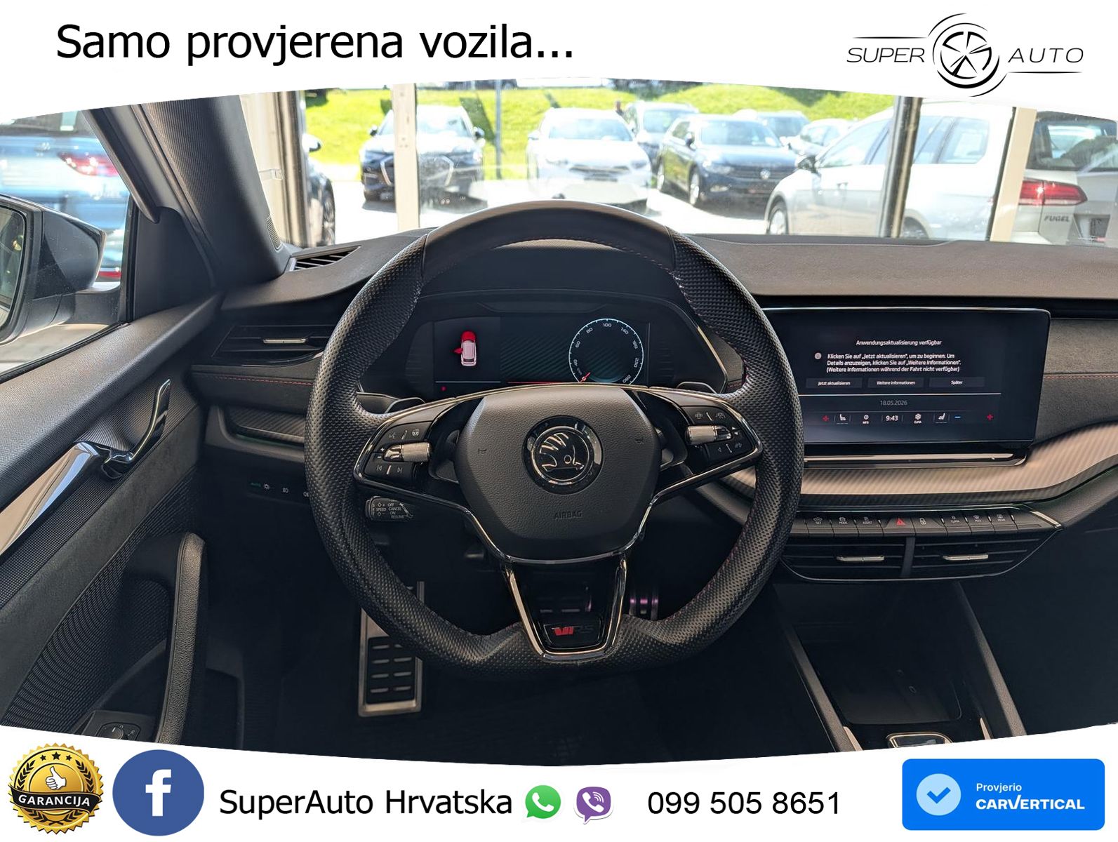 Škoda Octavia Combi RS 2.0 TDI (200 KS) DSG MATRIX+GR SJED+KAM