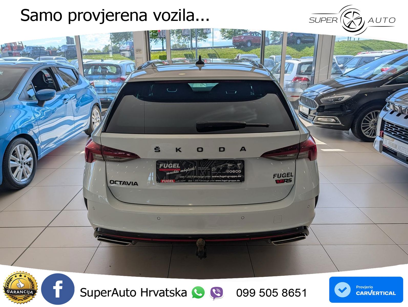 Škoda Octavia Combi RS 2.0 TDI (200 KS) DSG MATRIX+GR SJED+KAM