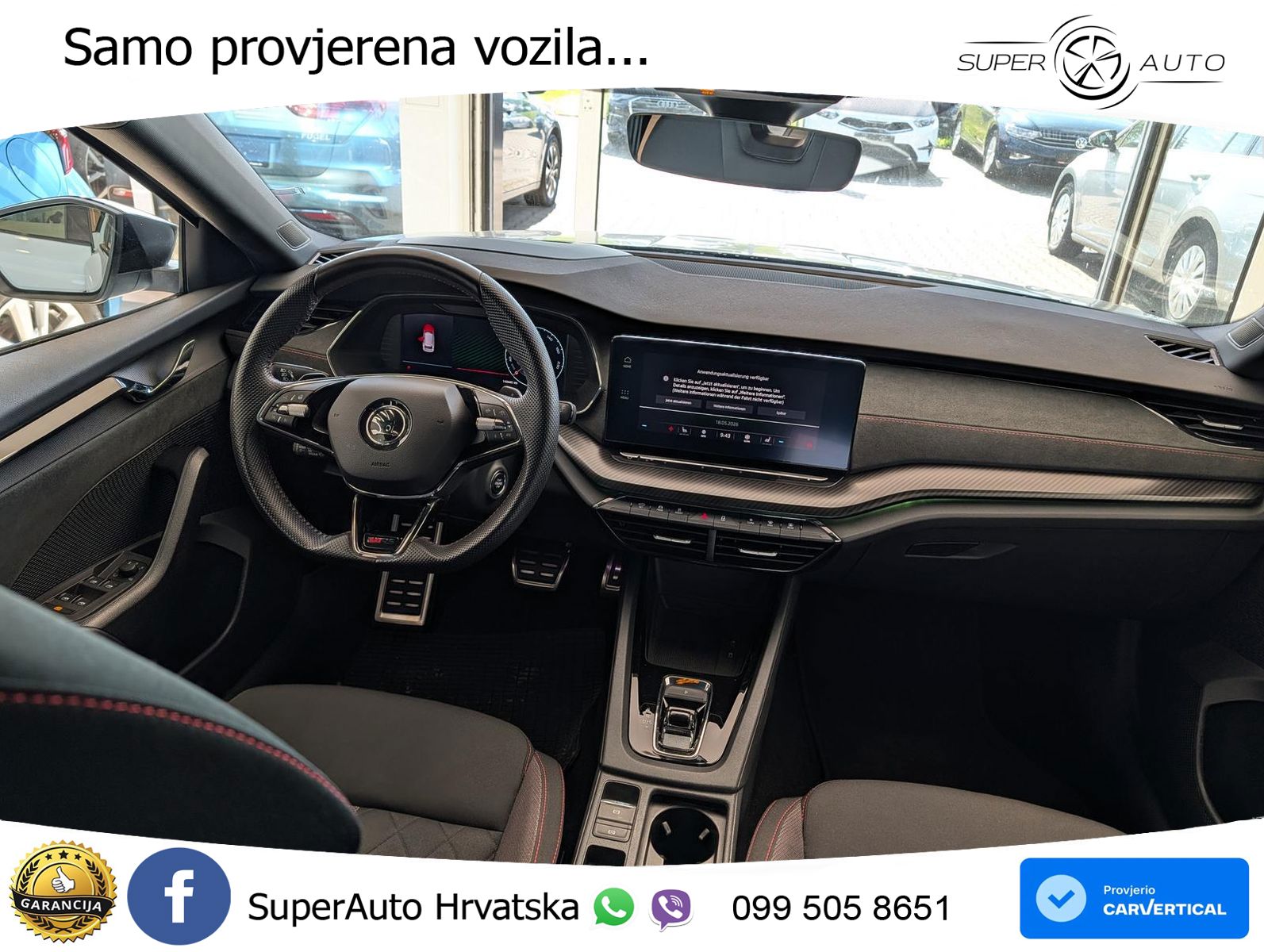 Škoda Octavia Combi RS 2.0 TDI (200 KS) DSG MATRIX+GR SJED+KAM