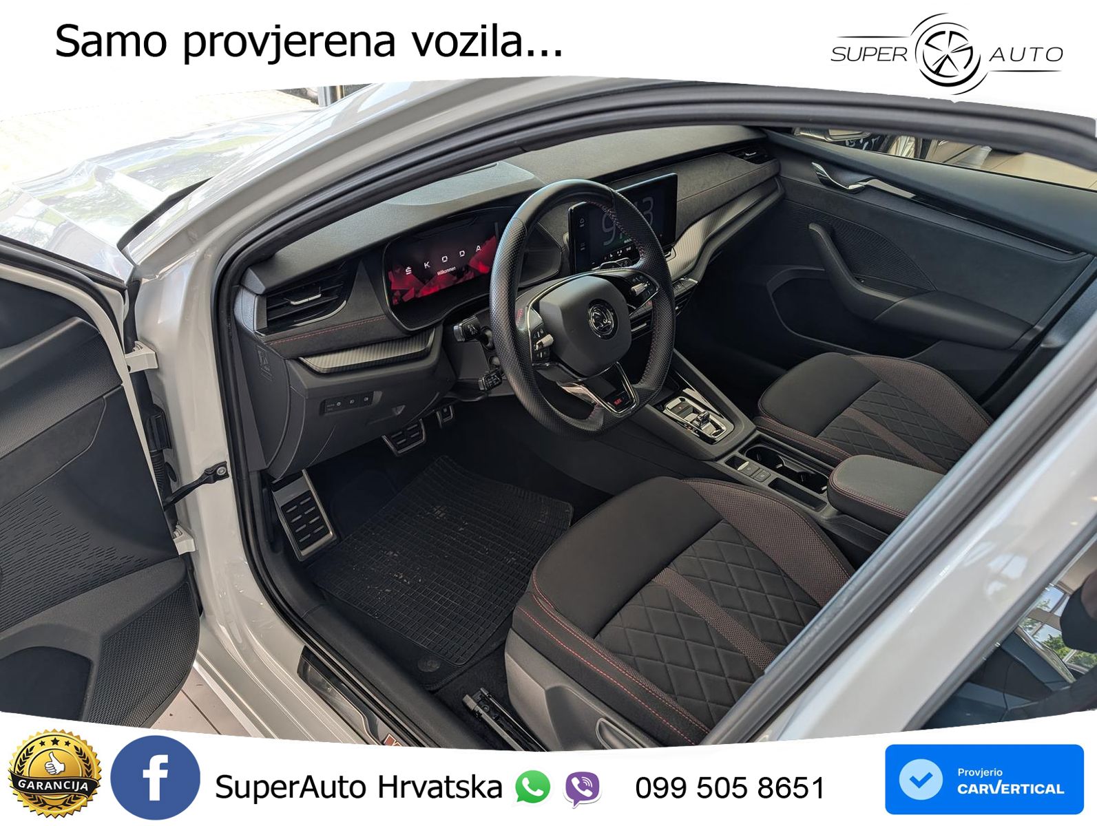 Škoda Octavia Combi RS 2.0 TDI (200 KS) DSG MATRIX+GR SJED+KAM