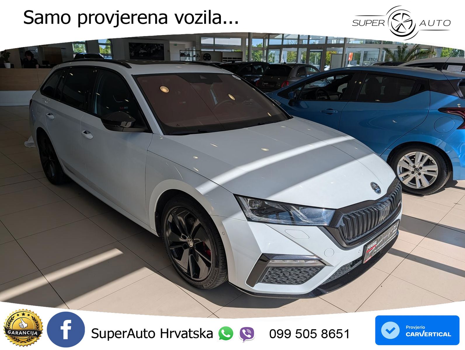 Škoda Octavia Combi RS 2.0 TDI (200 KS) DSG MATRIX+GR SJED+KAM
