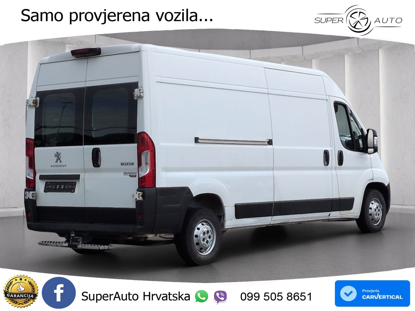 Peugeot Boxer Kasten L3H2 3,5t 2.0D*AHK R-Kam Navi Klima 163 KS