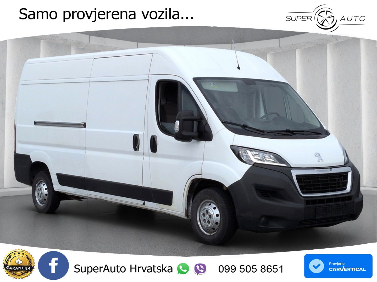 Peugeot Boxer Kasten L3H2 3,5t 2.0D*AHK R-Kam Navi Klima 163 KS