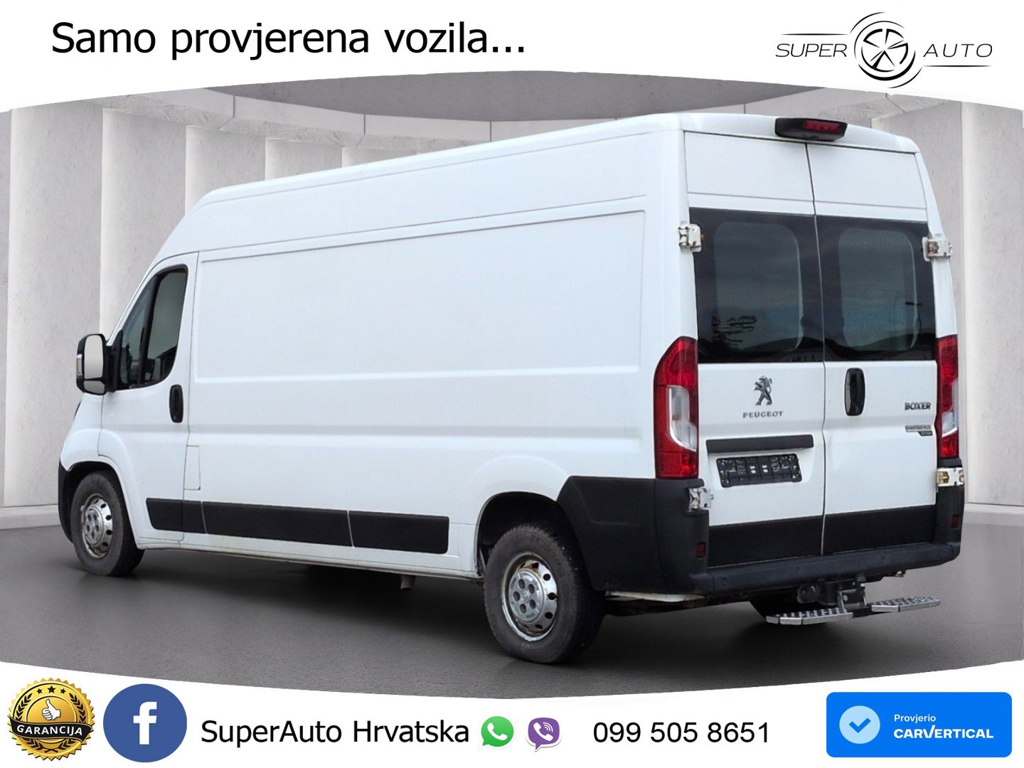 Peugeot Boxer Kasten L3H2 3,5t 2.0D*AHK R-Kam Navi Klima 163 KS