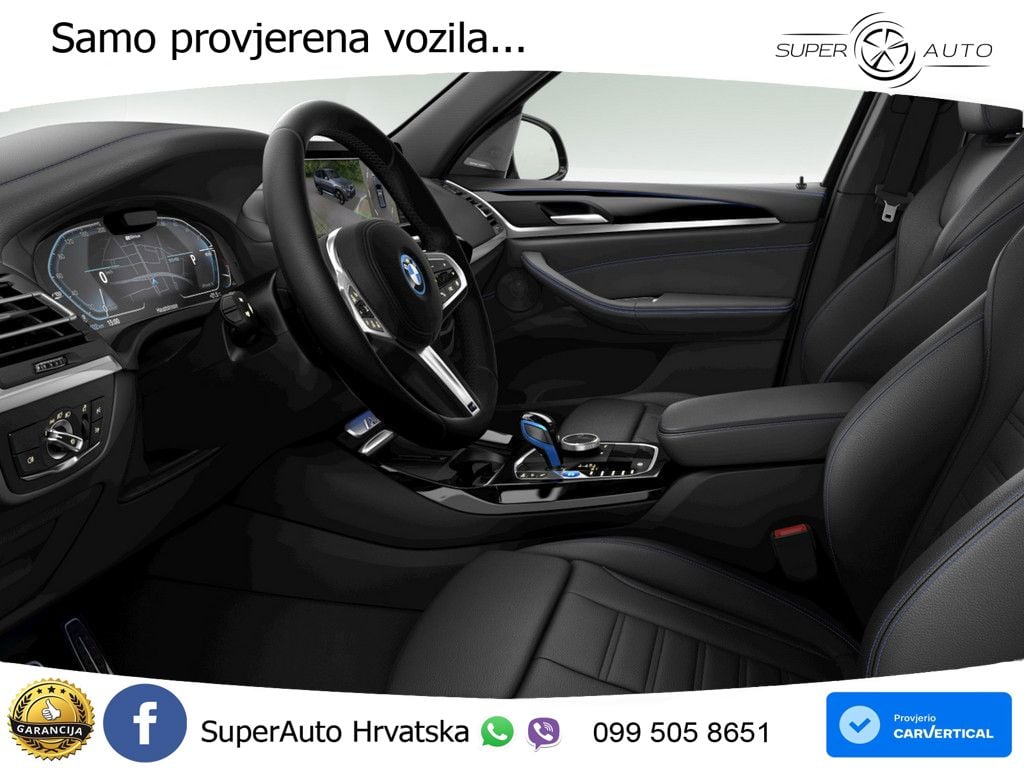 BMW iX3 80 kWh (286 KS) ACC+HEAD+GR SJED+360+PANO