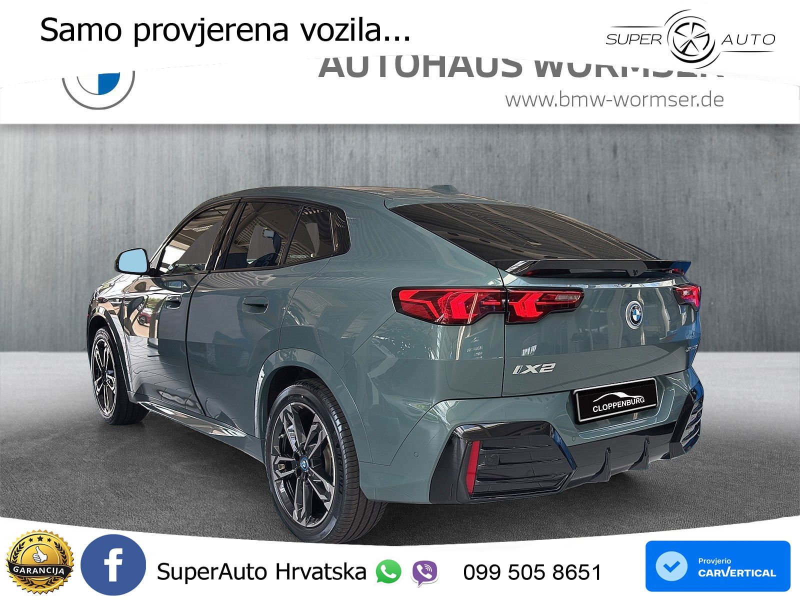 BMW iX2 66.5 kWh (313 KS) xDrive30
