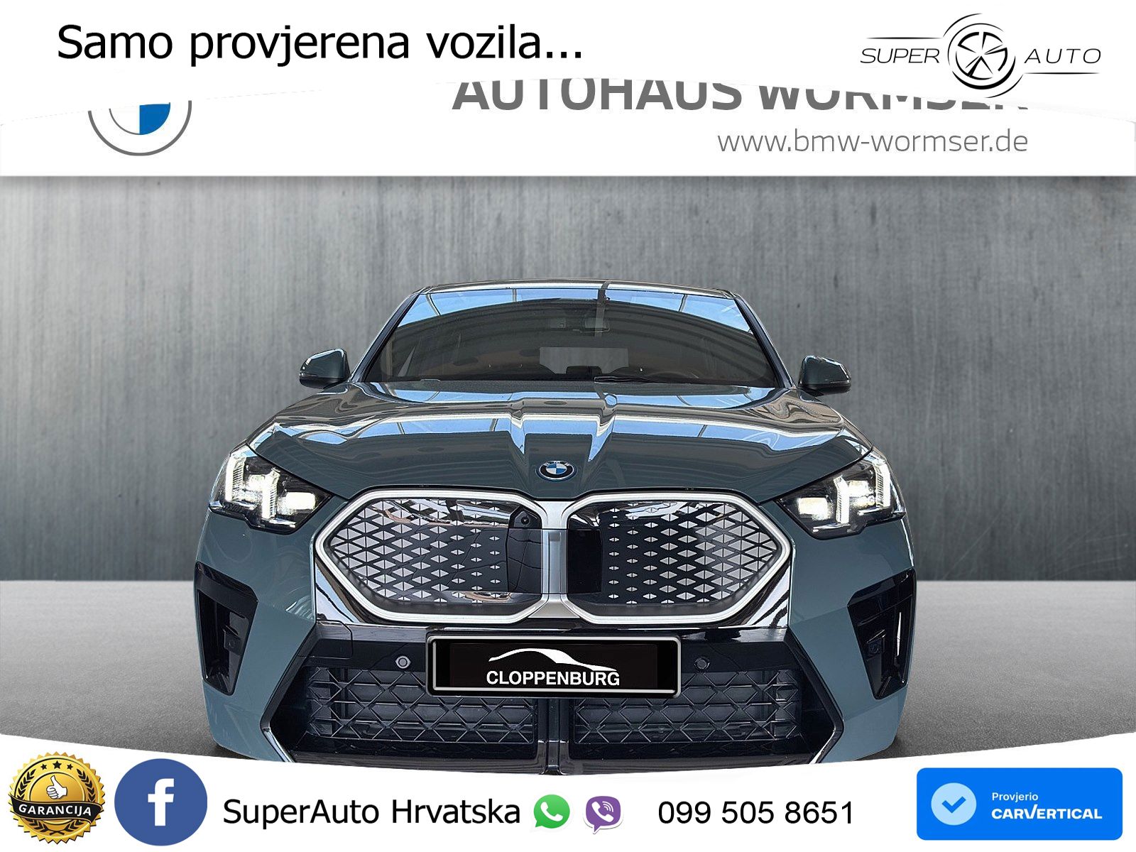 BMW iX2 66.5 kWh (313 KS) xDrive30