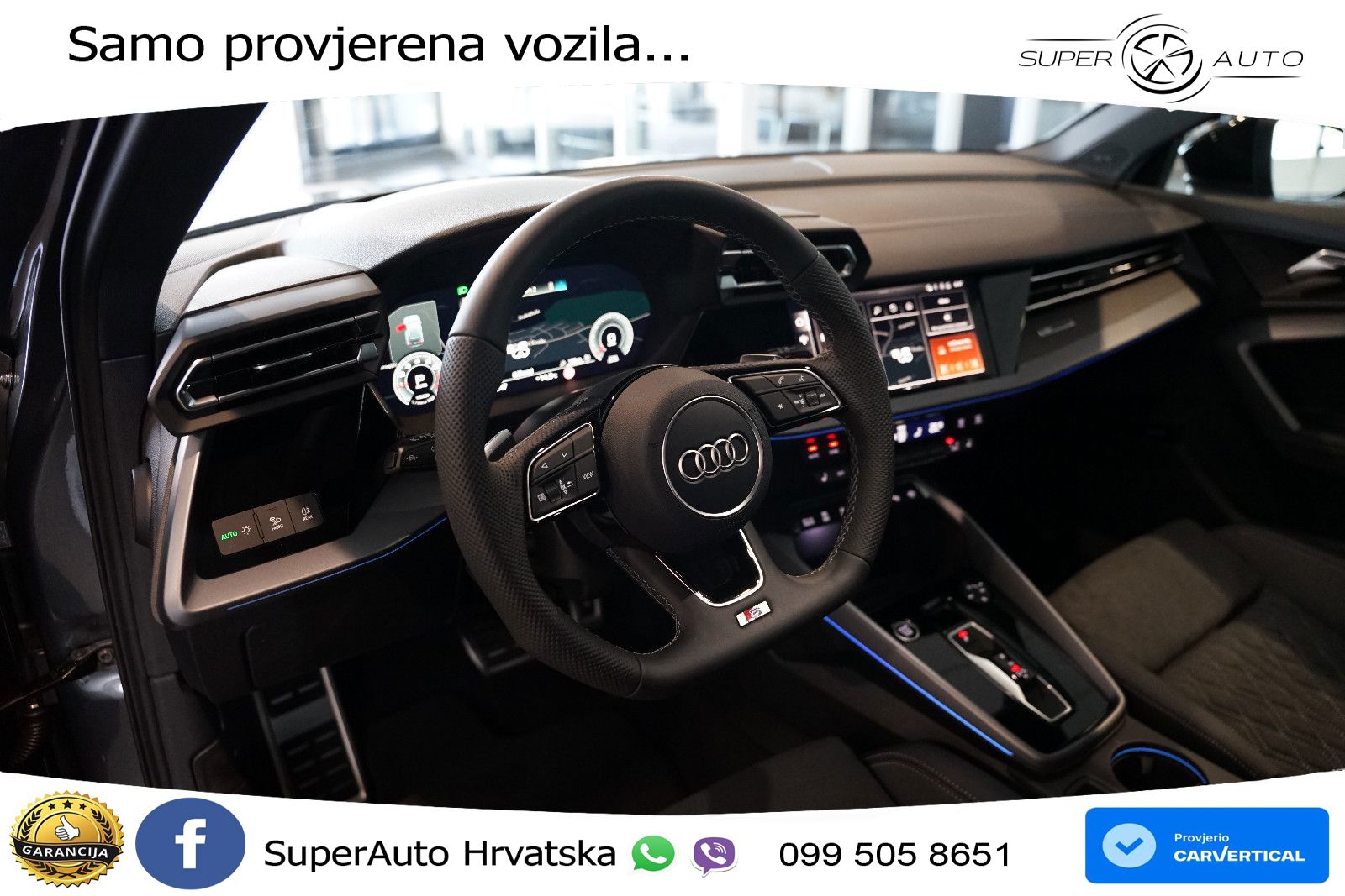 Audi A3 35 TFSI (150 KS) S tronic 2x S line LED+GR SJED+ACC