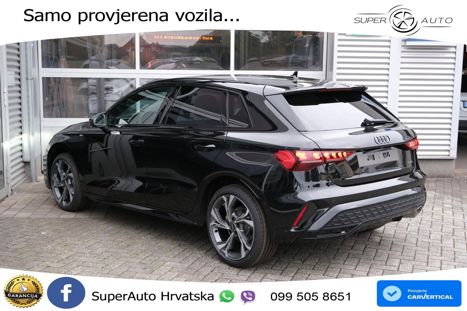 Audi A3 Sportback 40 TFSI (204 KS) quattro S tronic S line LED+GR SJED+ACC
